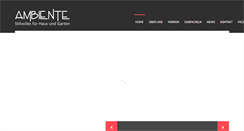 Desktop Screenshot of ambiente-kesswil.ch