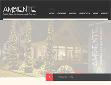 Tablet Screenshot of ambiente-kesswil.ch